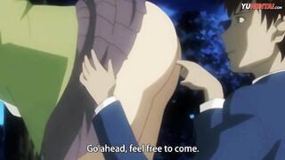 · HENTAI UNCENSORED· Busty milf does anal for the first time