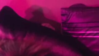 Slim Thick Ebony Girlfriend Begs for Backshots but keep Running