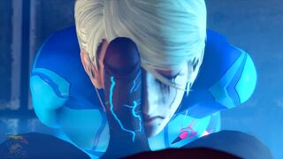 Samus Aran Throat Fuck