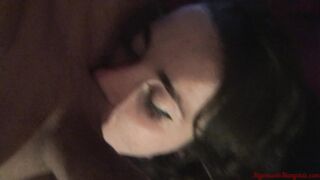 Threesome Sex Party in my Tight Ass.POV Double Barrel Blowjob (Second Part)