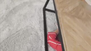 Sexy Mom Gets Fucked after she got Stucked