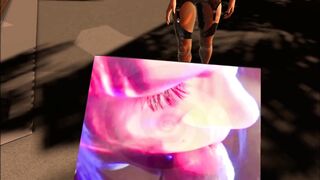 3D SFM VR Huge Tits Mistress makes Slave Cum again Twice; Doggy, Pegging, Milking, Titjob.