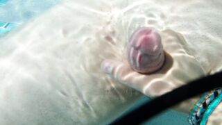 MILF Caught Making Porn Outside, then Sucks and Fucks and Jerks Husband off Underwater.