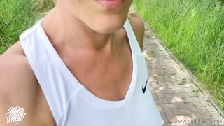 Unpleasant stranger cums in my ass!