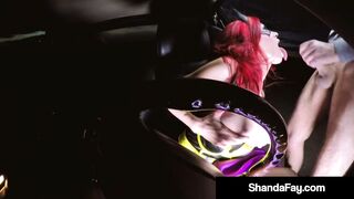 Cosplay Cougar Shanda Fay Sucks Dick Roadside to Save Lives!