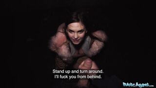 Public Agent 20 Year Old college babe with a beautiful pair of boobs