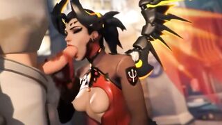 3D blowjobs and cumshots (Jessica Rabbit rules in this video)