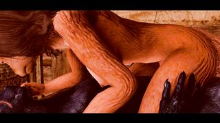 Skyrim Furry Yiff | Lana Visits the Inn | Skyrim Furry Sex