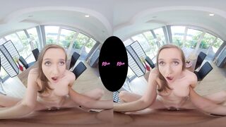 Busty Teen Babe Stacy Cruz Offers her Pussy for Breakfast