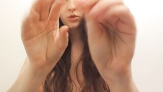 Nude ASMR! Whispering, Stippling, Mouth Sounds, Hand Movements & TITS!