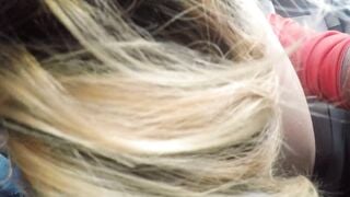 Crackhead Street Walker Smack Sick Sucks Dick for Medicine Hooker in back of a Friends Car!