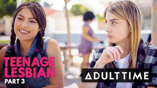 ADULT TIME Teenage Lesbian: Kendra & Kristen- Pussy Eating Picnic