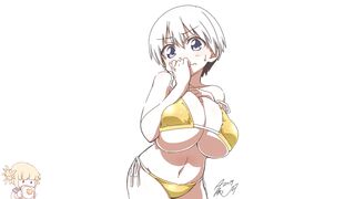 Uzaki Hana Hentai Slideshow