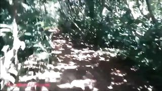 Thai teen heather goes atving in paradise and gets huge throatpie in quad