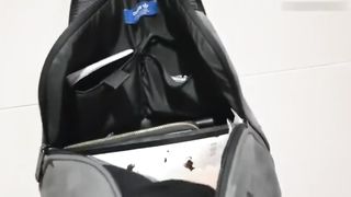 Quickie in Public Restroom