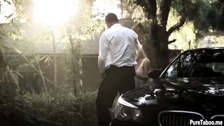 Homeless petite teen fucked by a rich mans hard dick