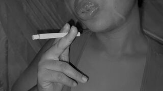 Sexy Smoker Smoking Slowly