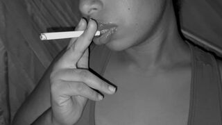 Sexy Smoker Smoking Slowly