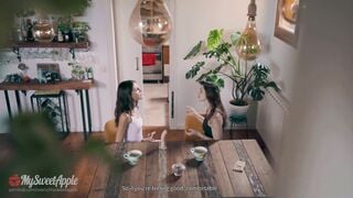 Teaching my little Step Sister to Suck Cock like a Pro - Amateur Threesome FFM