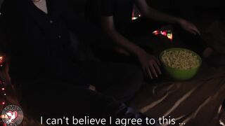 She made a Sloppy Blowjob for Gay-friend (with Subs) | Lovely Dove