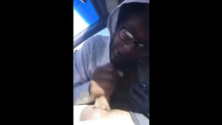 HOOKER CAR BLOWJOB CUM MOUTH - Oral Sex Street Car Finished Blowjob PROSTITUTE EBONY GIVES HEAD