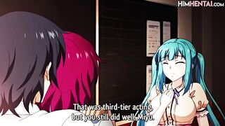 · HENTAI · Incredible busty mature gives a titjob to get cum