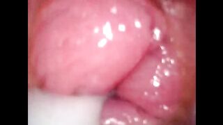 cum see inside my creamy pussy