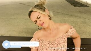 Remote Control Vibrator in Shopping Centre with Public Sex