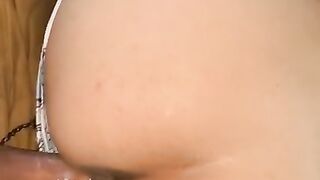 Smashing my best Friends Sexy round Ass Girlfriend while He’s Showering