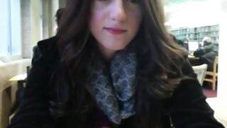 Sexiest Public Masturbation in Library and Restroom