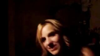 Video for wankers - Blonde on cam undressing