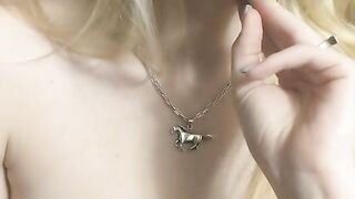 Teen Girl Loses Bet in Strip Poker