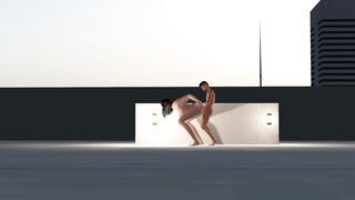 Rooftop Sex allows me Room to Grow - Giantess Sex & Breast Expansion