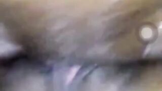 Ebony Rubbing Wet Pussy Loud Moans (Close Up)