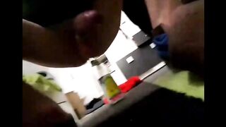 Fuccboi1999 - virgin riding bottle and massive dildo