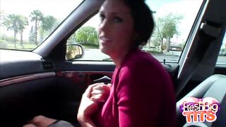 Flashing Big Boobs Babe Dylan Ryder