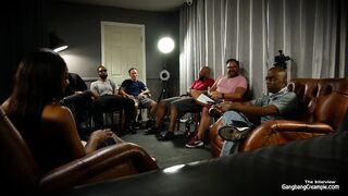 La La Fucks 5 Guys and Eats Cum!