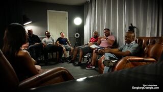 La La Fucks 5 Guys and Eats Cum!