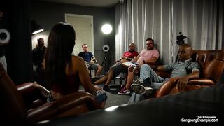 La La Fucks 5 Guys and Eats Cum!