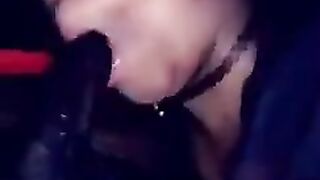 Sucking his Dick while he in the Phone with his Girlfriend