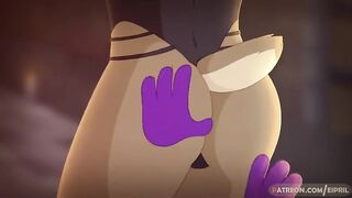 Street Fight Cats Megan Cat vs Amanda Cat (eipril) Animation