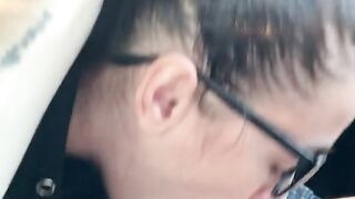Passionate Blowjob in the Car - MaryVincXXX