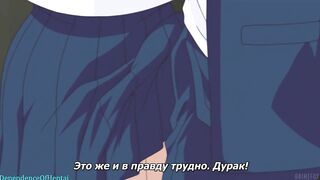 Hentai//One of the best Hentai, Brunette Sucks and Loves Hard Sex//uncensored Hentai