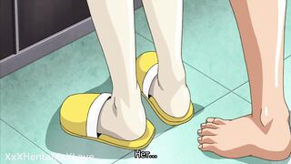 Japanese Schoolgirl Fucks with Horny Neighbor at Home / Uncensored Hentai