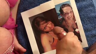 Wife Strokes my Cock to Cum Tribute 2 Cute Sisters - Custom Req