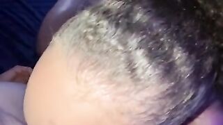 (Rimjob) Girl Eats Guys Ass in Threesome then Nervous Lesbian Gets Unwanted Facial