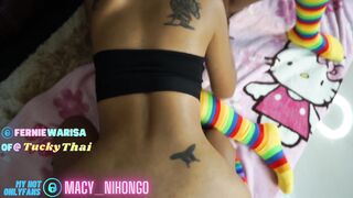 Fernie, Macy, Tucky and Big Dick. Hot Thai 4some