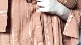 Chubby Natural Tits Redhead Strips Naked HUGE BOOBS