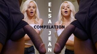 BANGBROS - Teen Elsa Jean Compilation: Petite Girl Stuffed with Big Cocks!