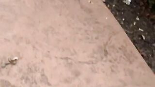 Pumpkin Smashing with Blonde Big Tits KENZIE TAYLOR for Halloween Trick or Treat